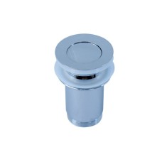 KL-01 донний клапан з переливом, click/clack, хром глянець (1 сорт)