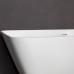 VAQUA/00 QUADRO  Ванна окремостояча 160см, із литого камня, колір білий глянець (1 сорт)