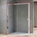 D20S21204007 Arelia Одностворчаті розсувні двері з фікс. стінкою в одній лінії, 1200мм, скло прозоре, проф.срібний полір. (1 сорт)