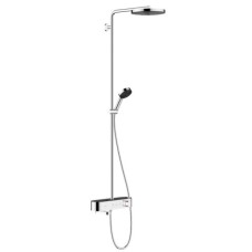 24230000 HG Pulsify Душова система Showerpipe 260 1jet з термостатом для ванни ShowerTablet 400, хром (1 сорт)
