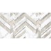 Плитка GOLDEN TILE MARMO BIANCO Chevron білий G70151