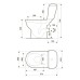 MERIDA 772 011 3/6л  Компакт з поліпропіленовим сидіннями з металевими кріпленнями (1 сорт)